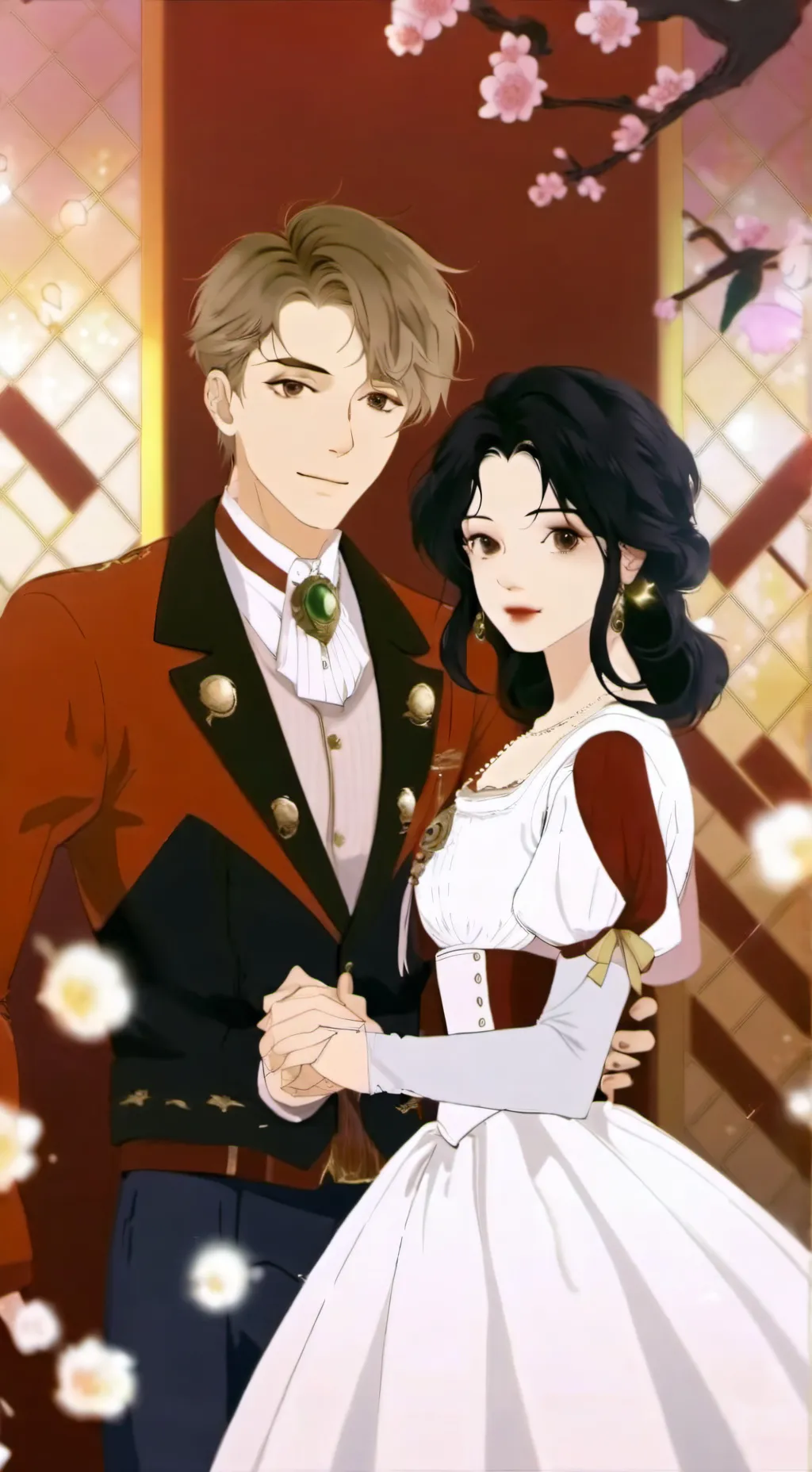 ai character: ella es tu novia  background