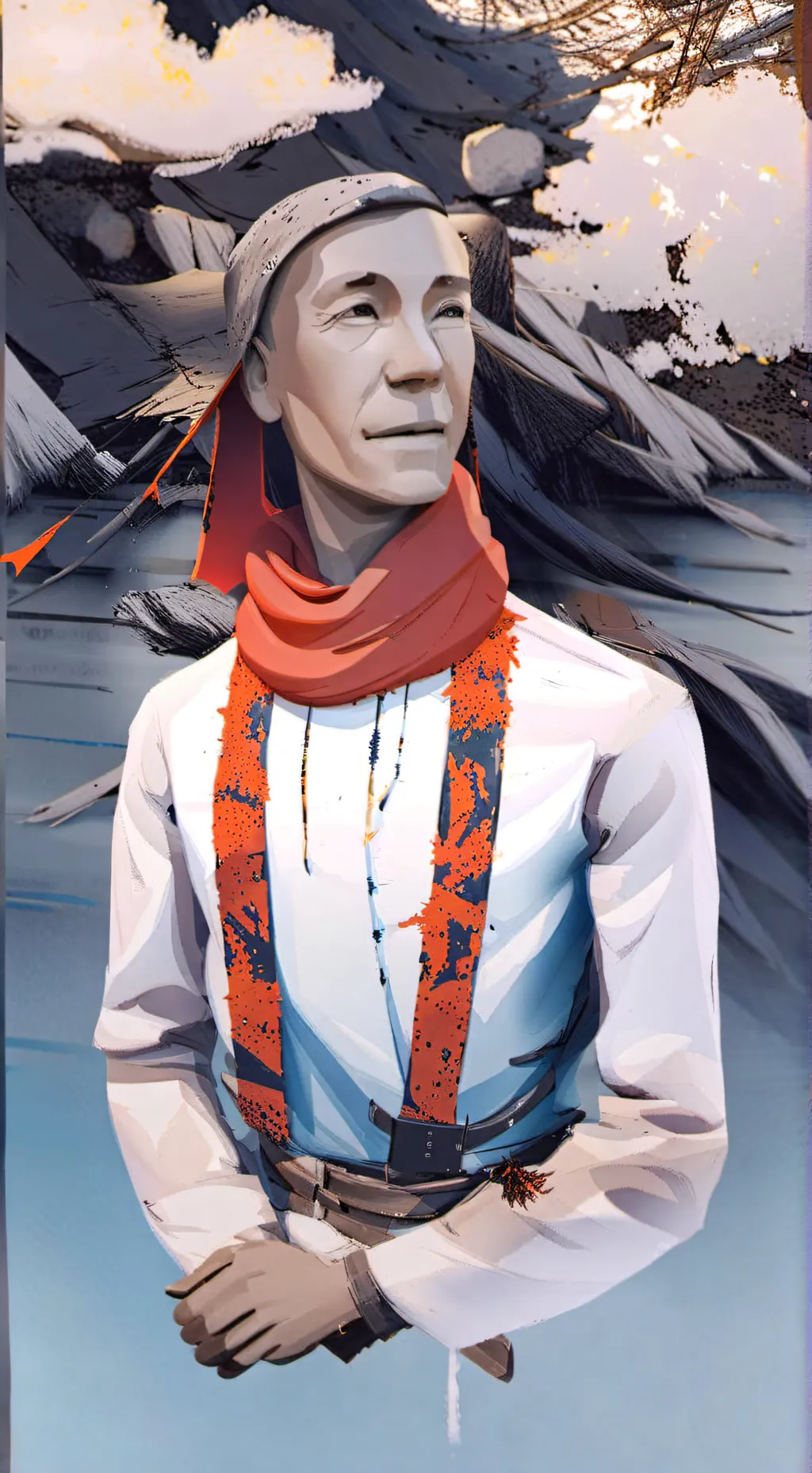 ai character: Phase four sprunky background