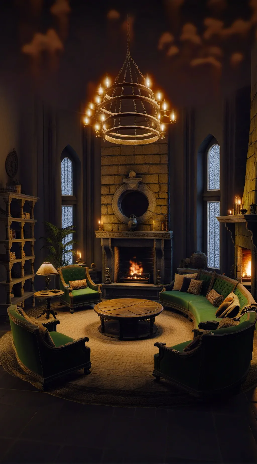 ai character: Slytherin boys  background