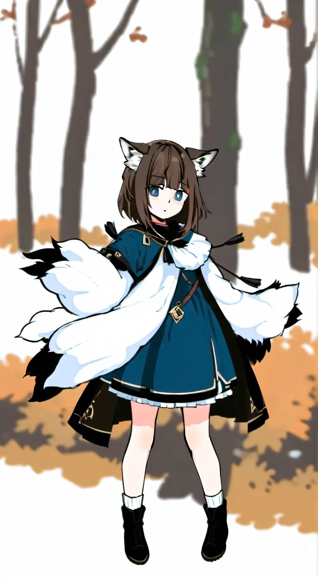 ai character: Wolfie  background