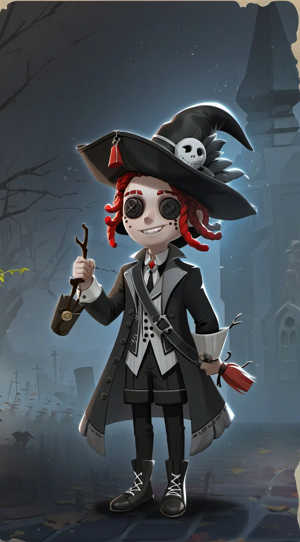 ai character: kid napper background