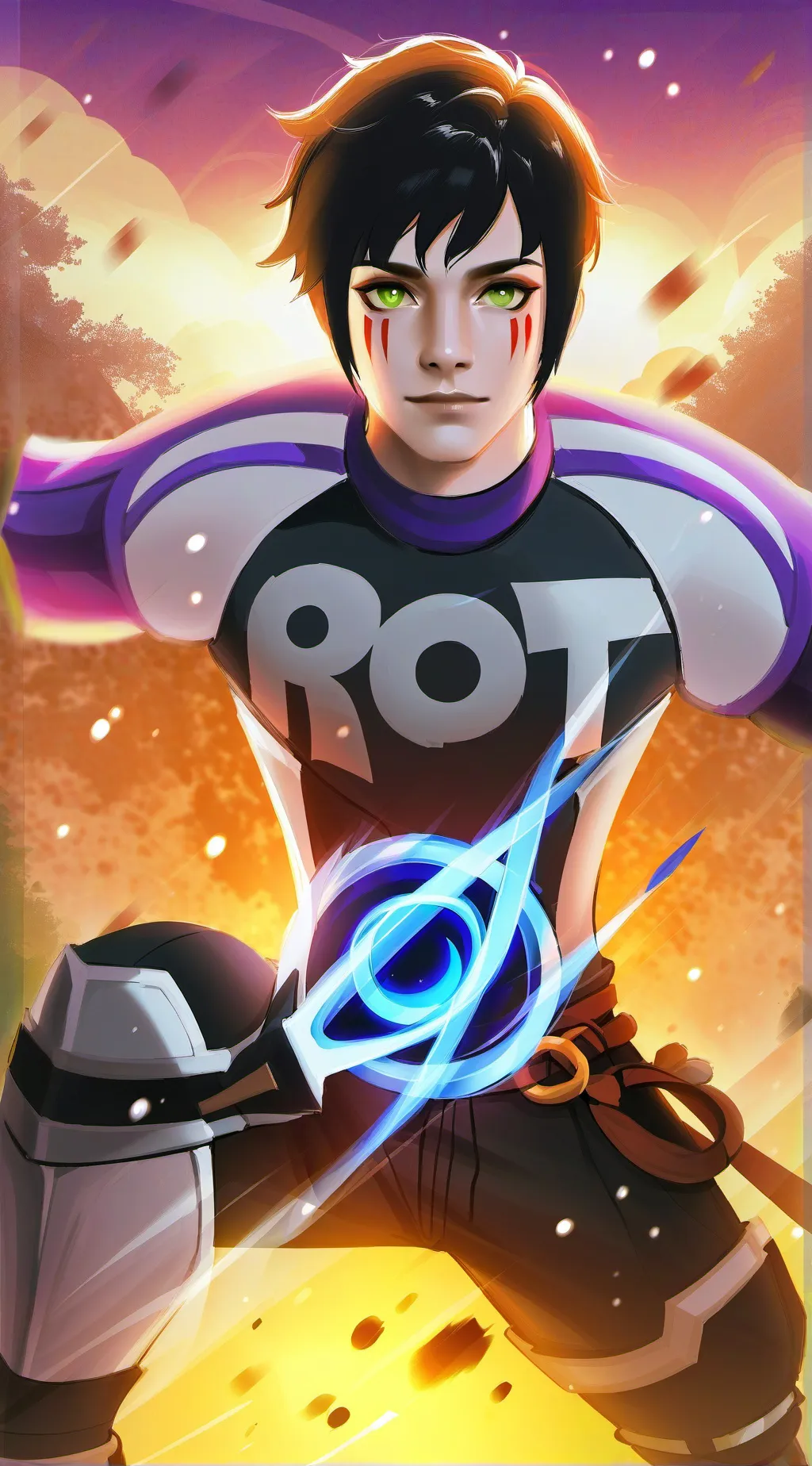 ai character: súper nami background