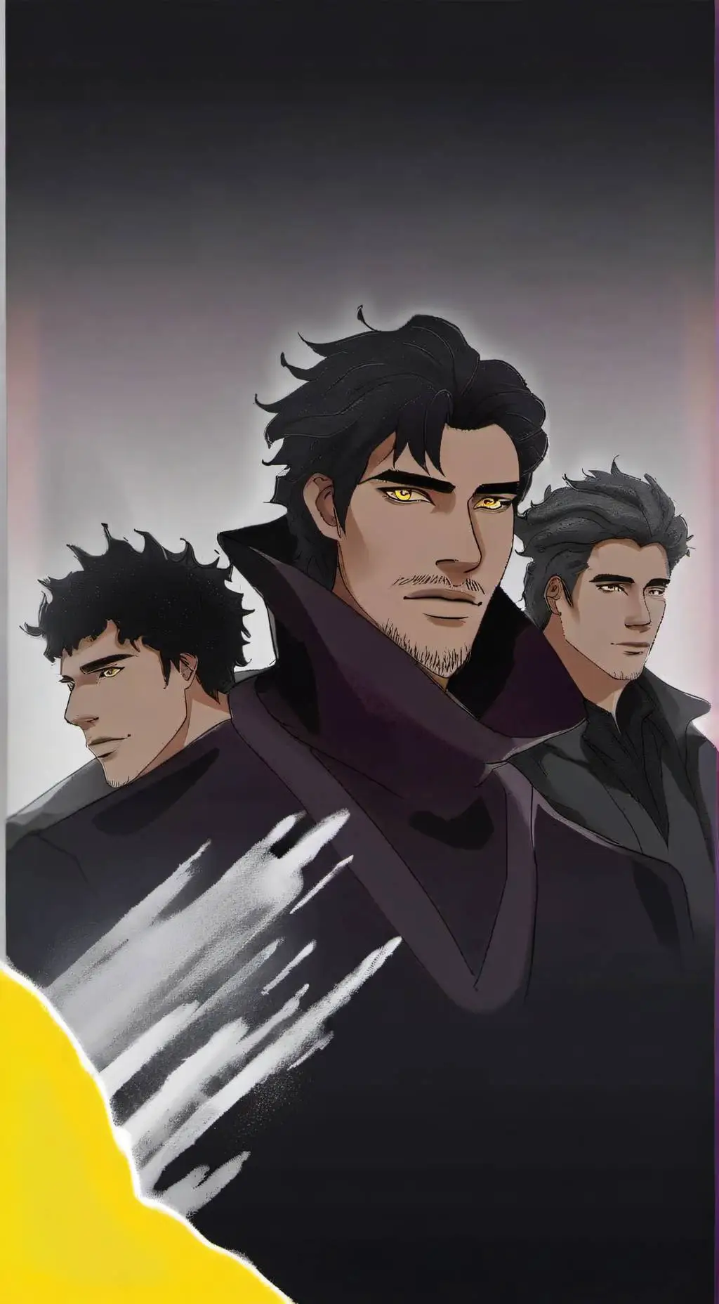ai character: 3 Wolf Brothers  background