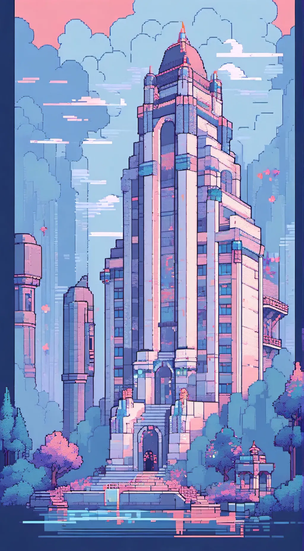 ai character: Şehir background