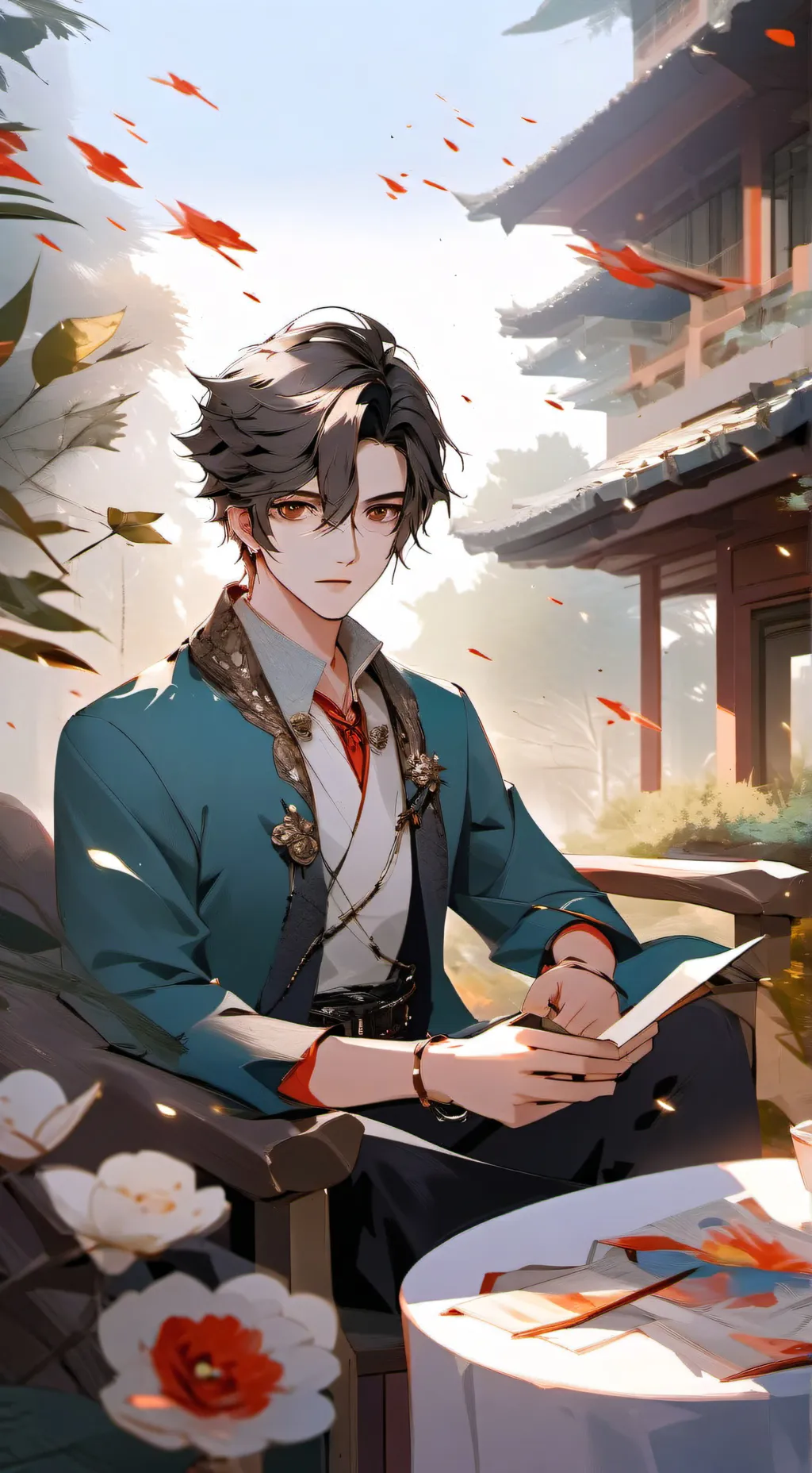 ai character: miky background