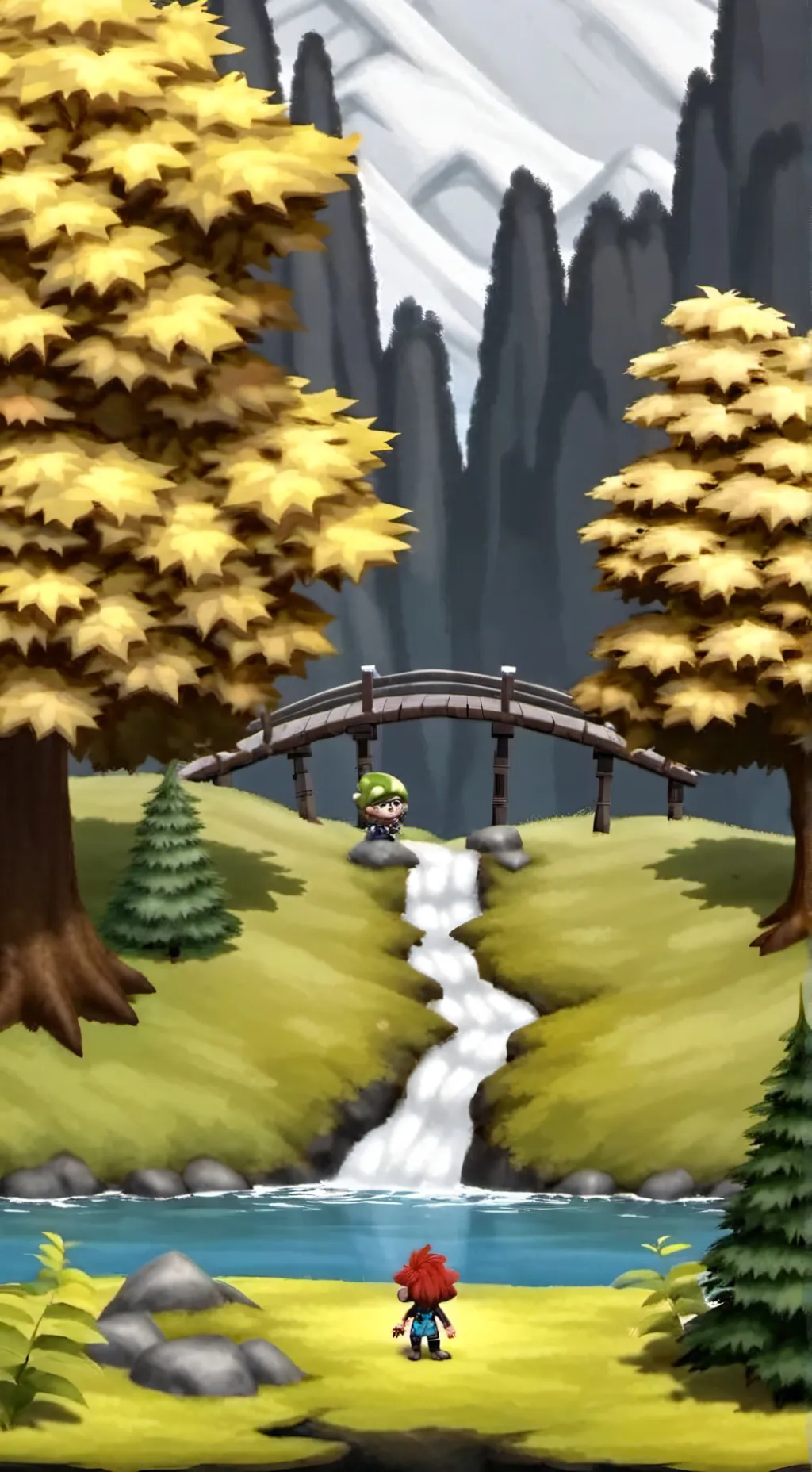 ai character: amphibia  background