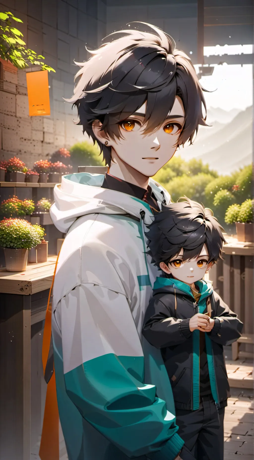 ai character: Big bro background