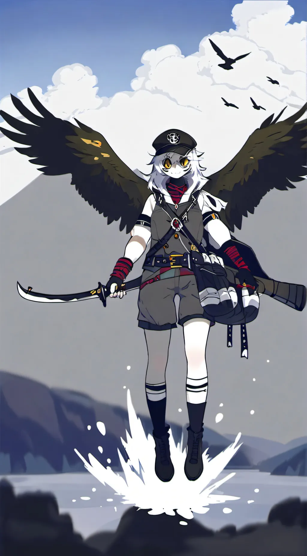 ai character: home animation  background