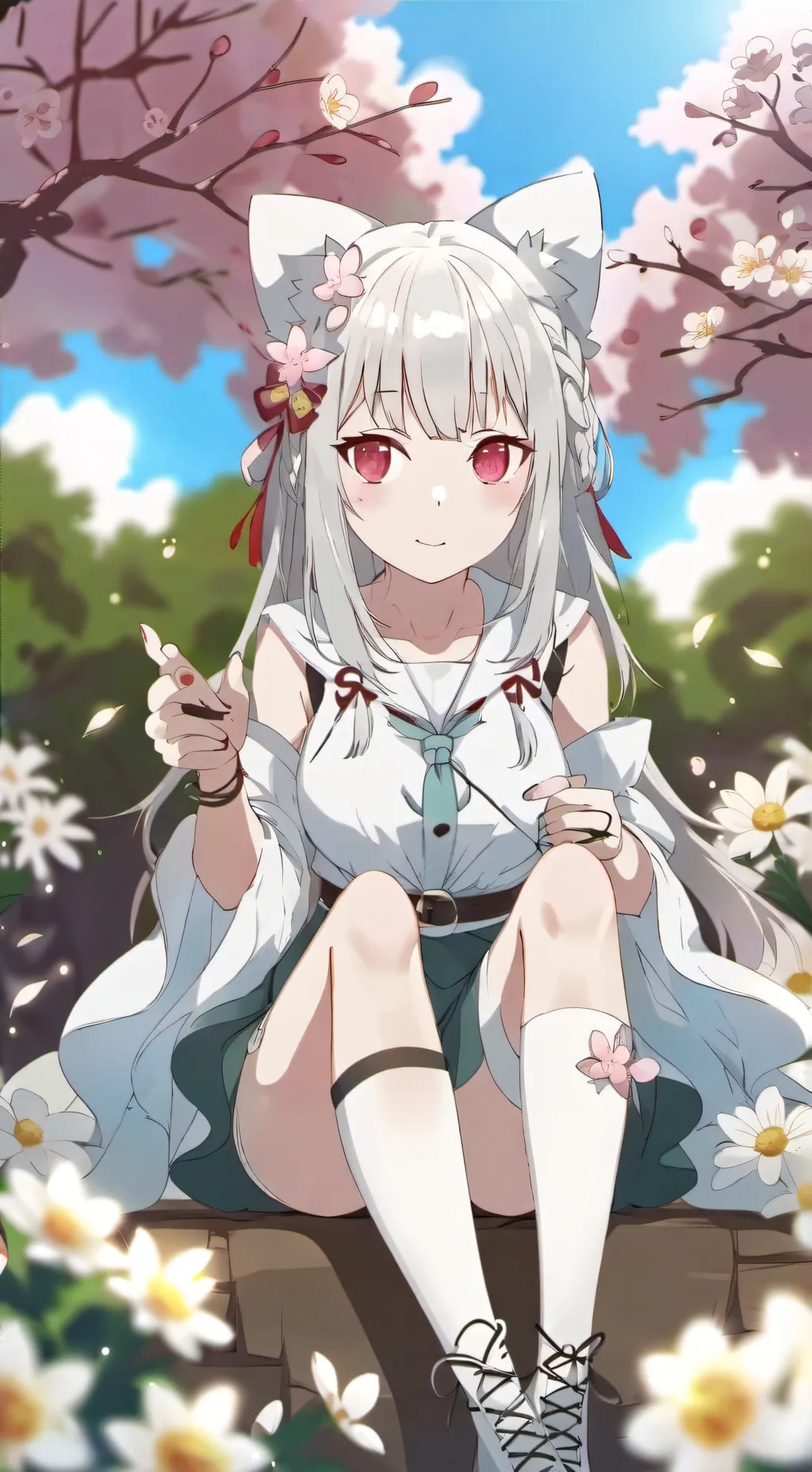ai character: Rezero background