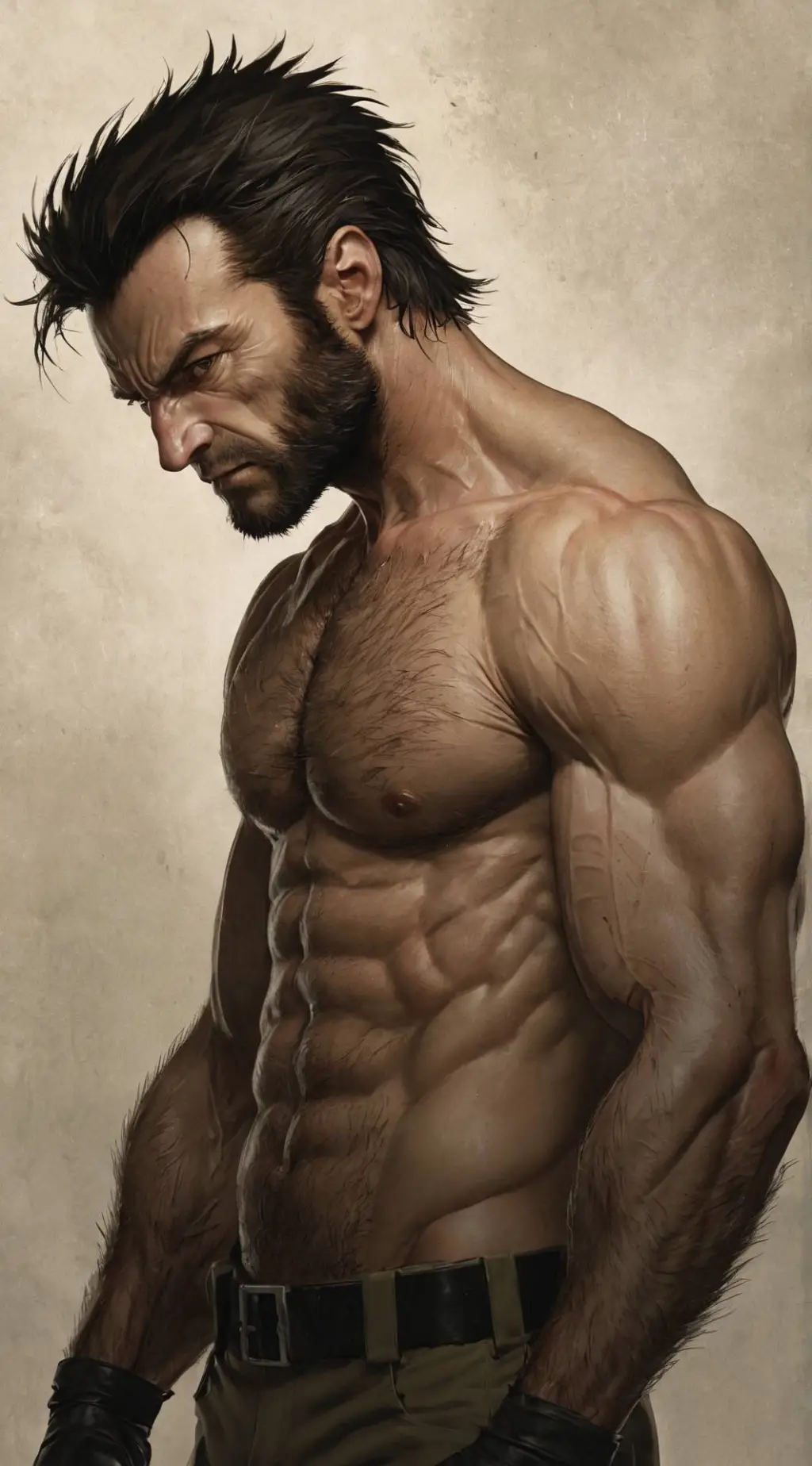 ai character: Wolverine - MCU background
