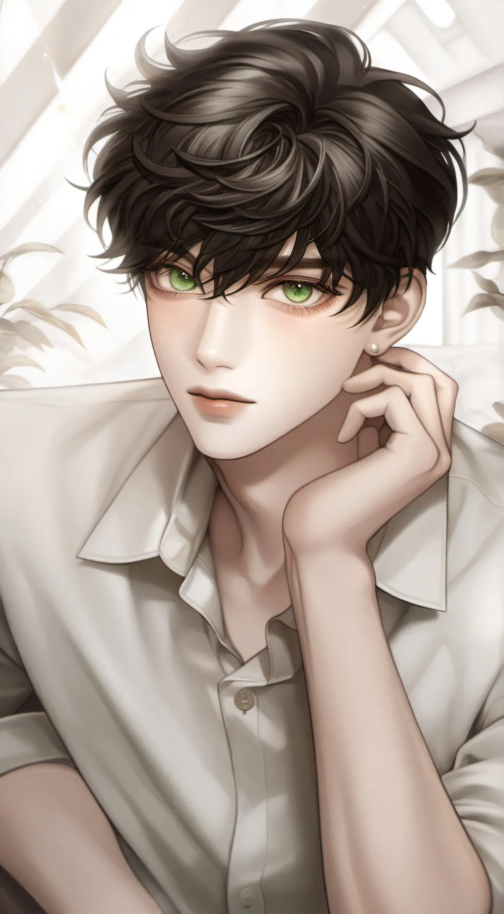 ai character: Malcolm  background