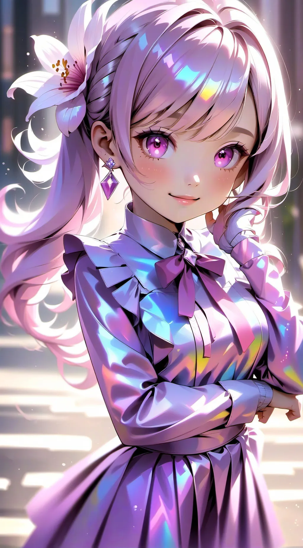 ai character: 𝓔𝓿𝓪!  background