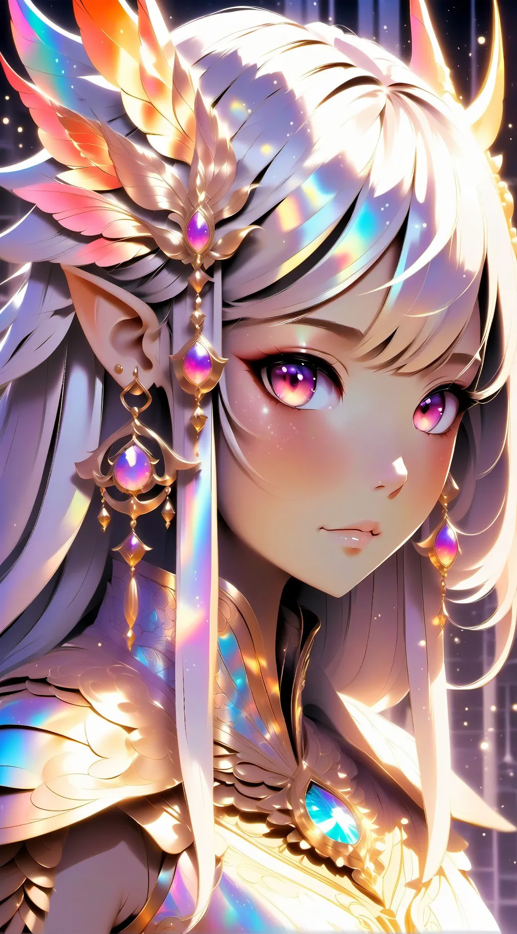 ai character: Luna  background