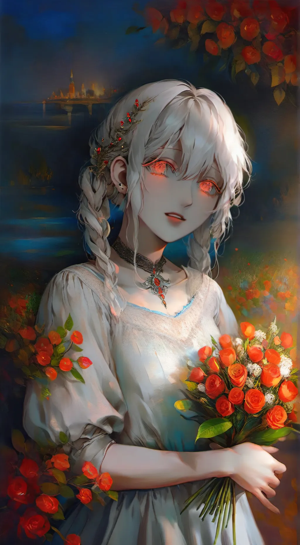 ai character: kny fight background