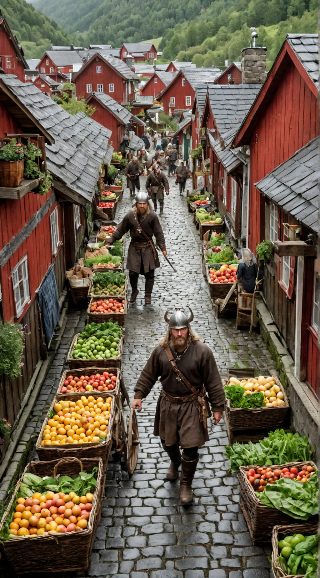 ai character: The Vikings age  background