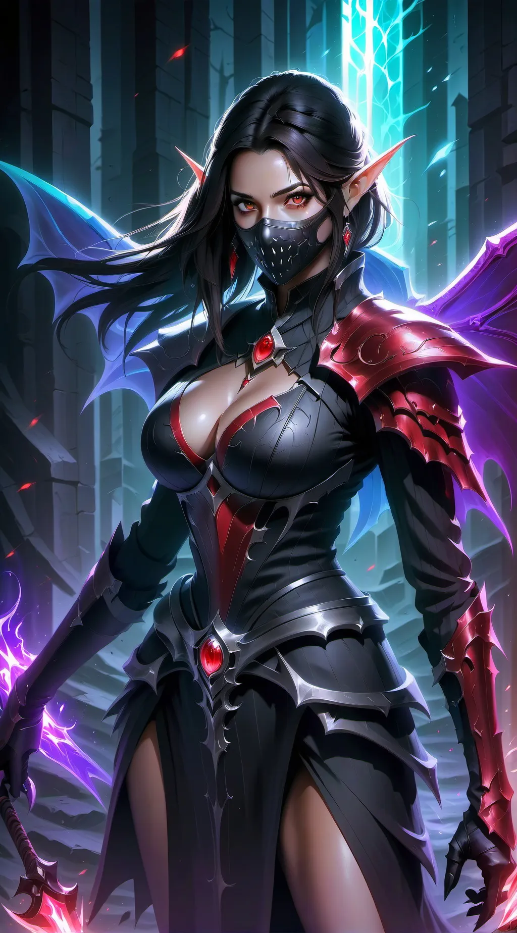 ai character: Cursed Wife(Anna) background