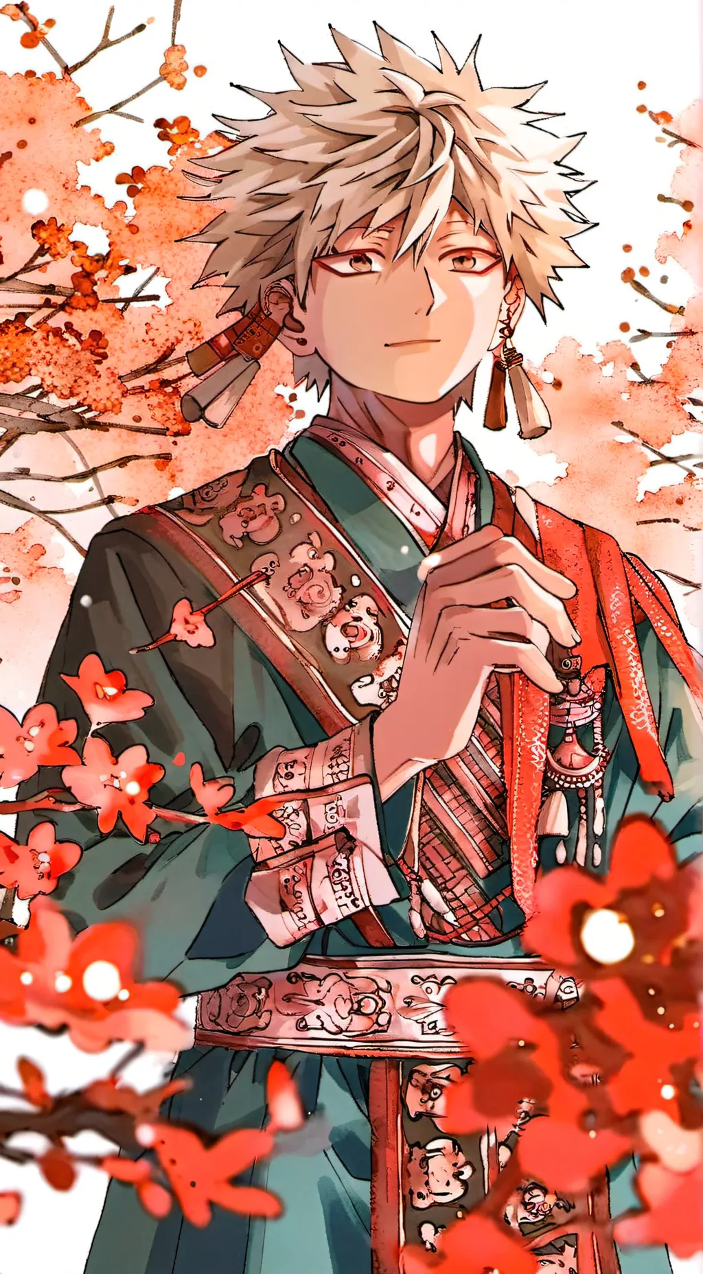 ai character: IZUKU X KATSUKI?? background