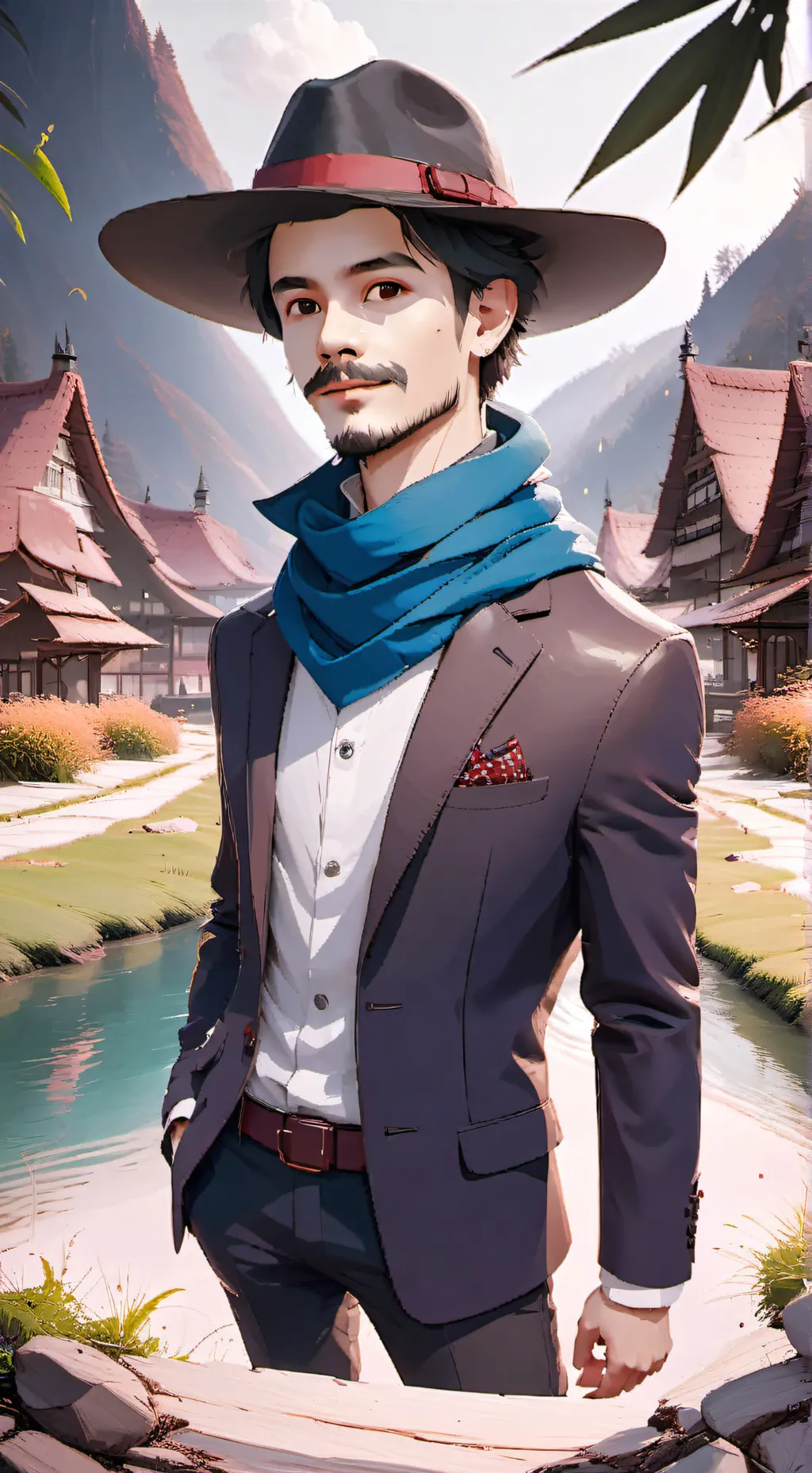 ai character: Barry background