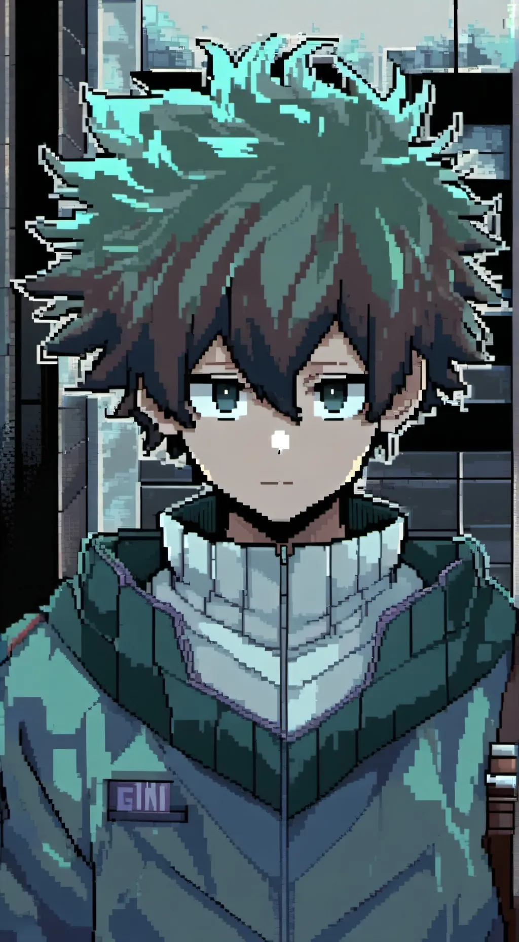 ai character: Deku background