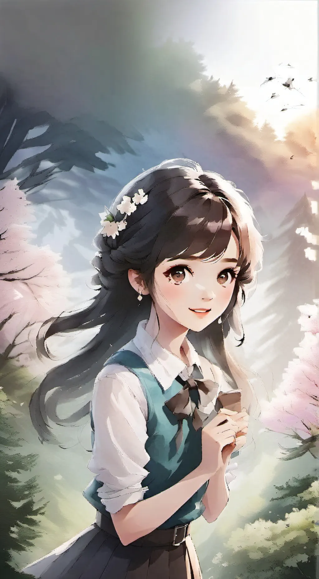 ai character: popurlar BFF Anna! background