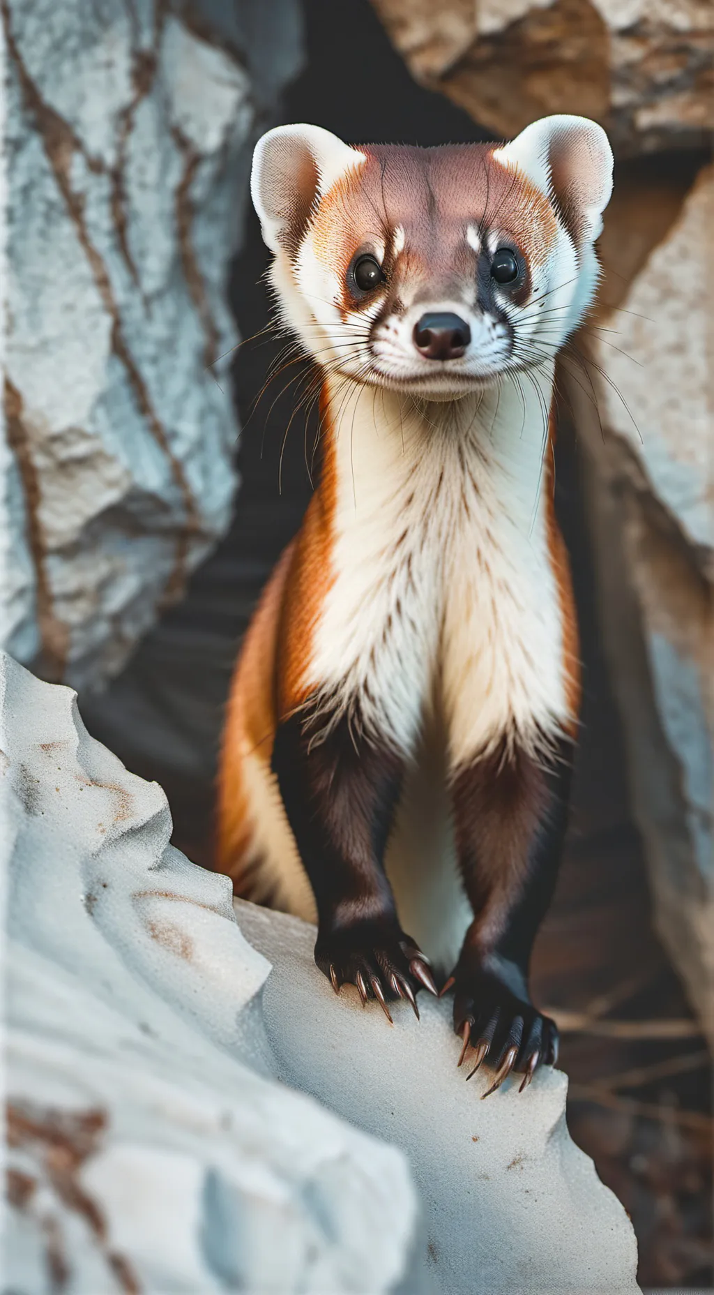 ai character: Blackfooted ferret background