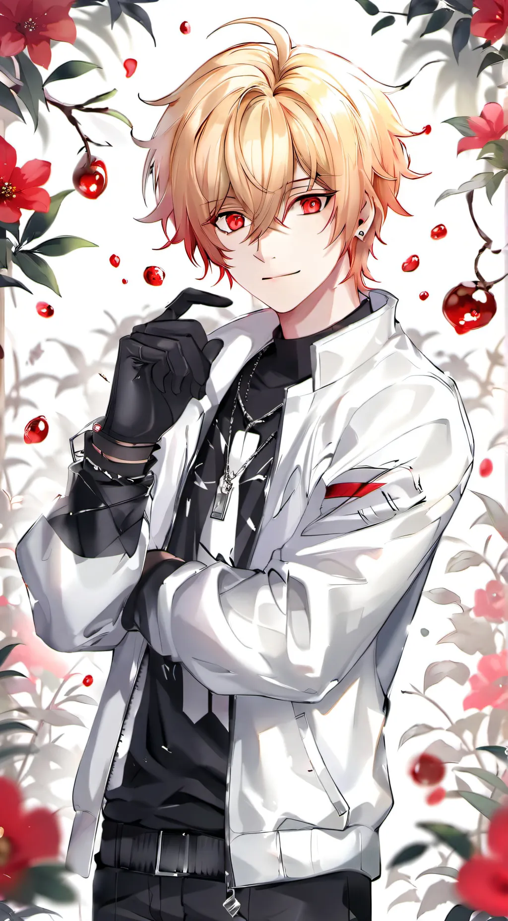 ai character: BAKUGO X YN background