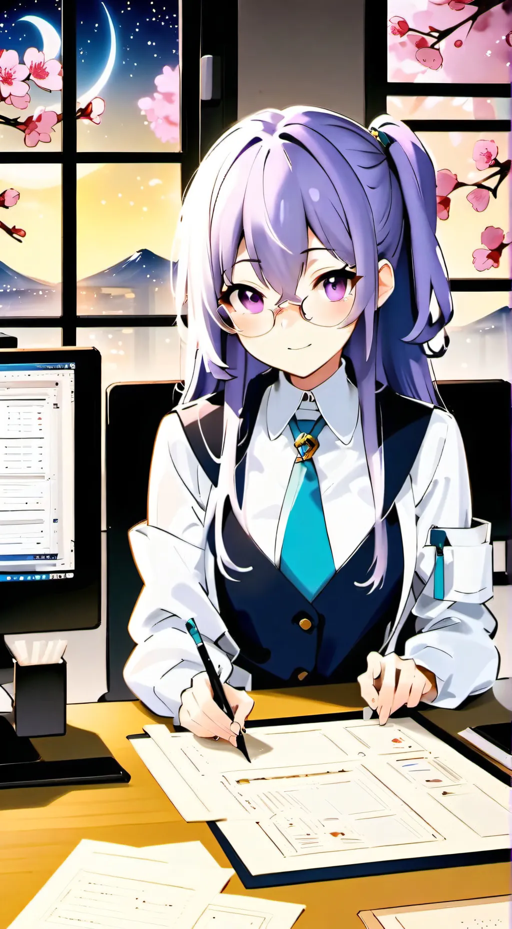 ai character: Mei background