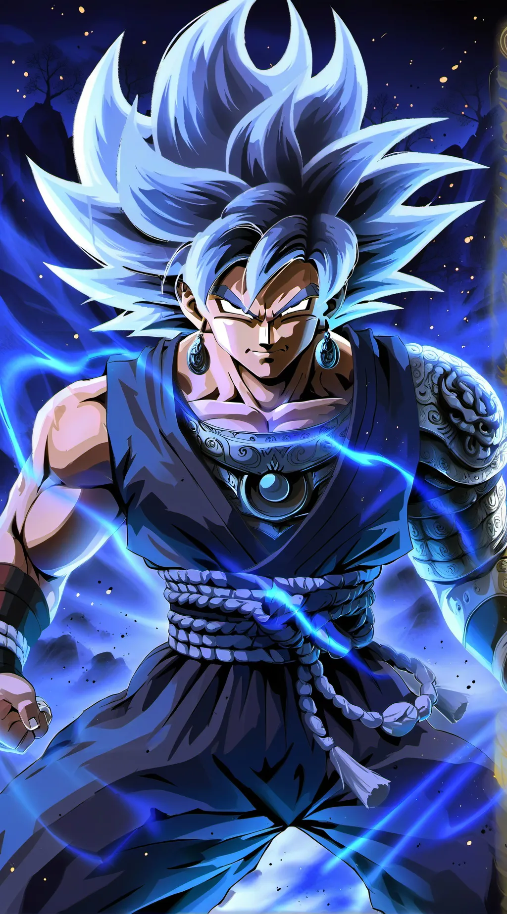 ai character: goku meme background
