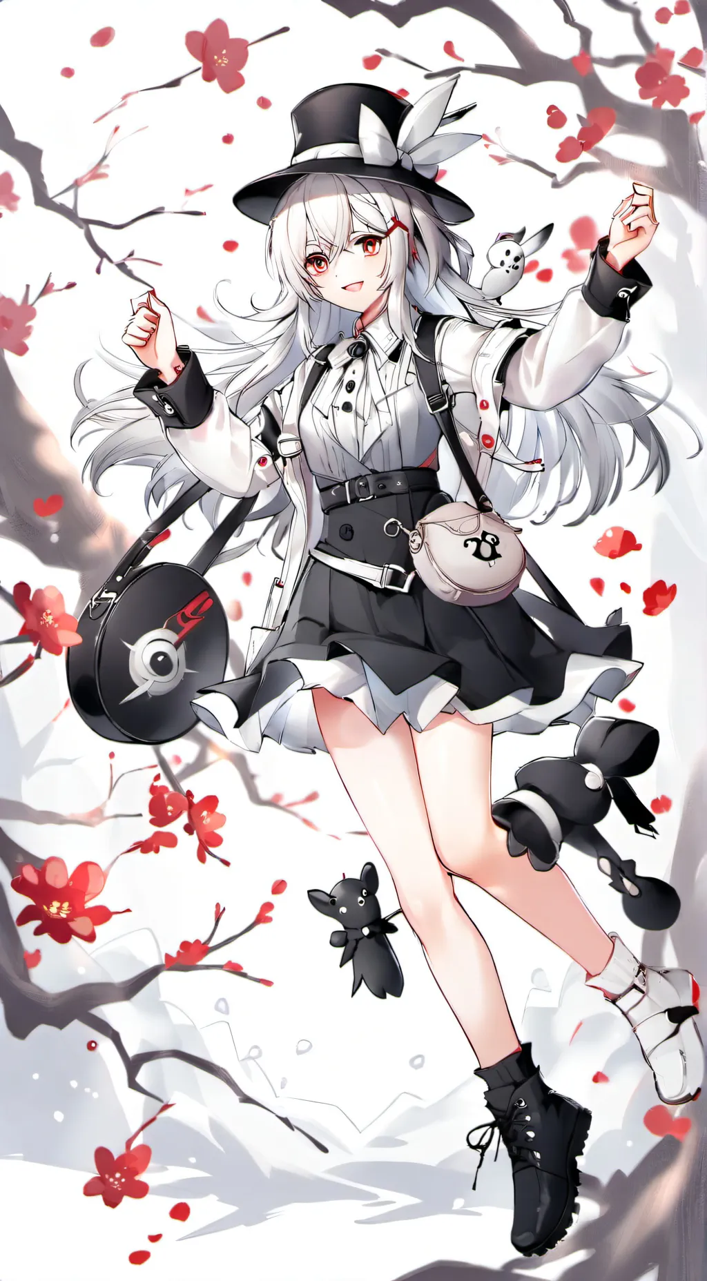 ai character: Sakura background