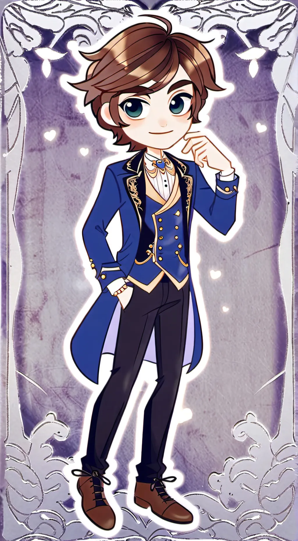 ai character: Dexter eah background