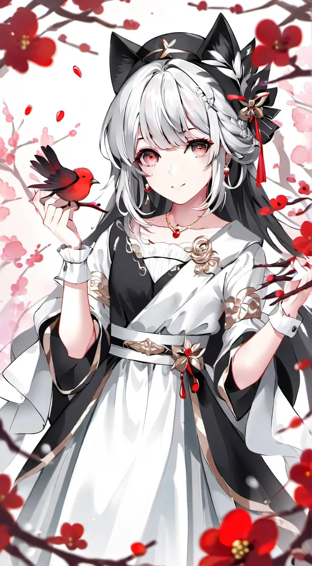 ai character: Peaches🩷 background