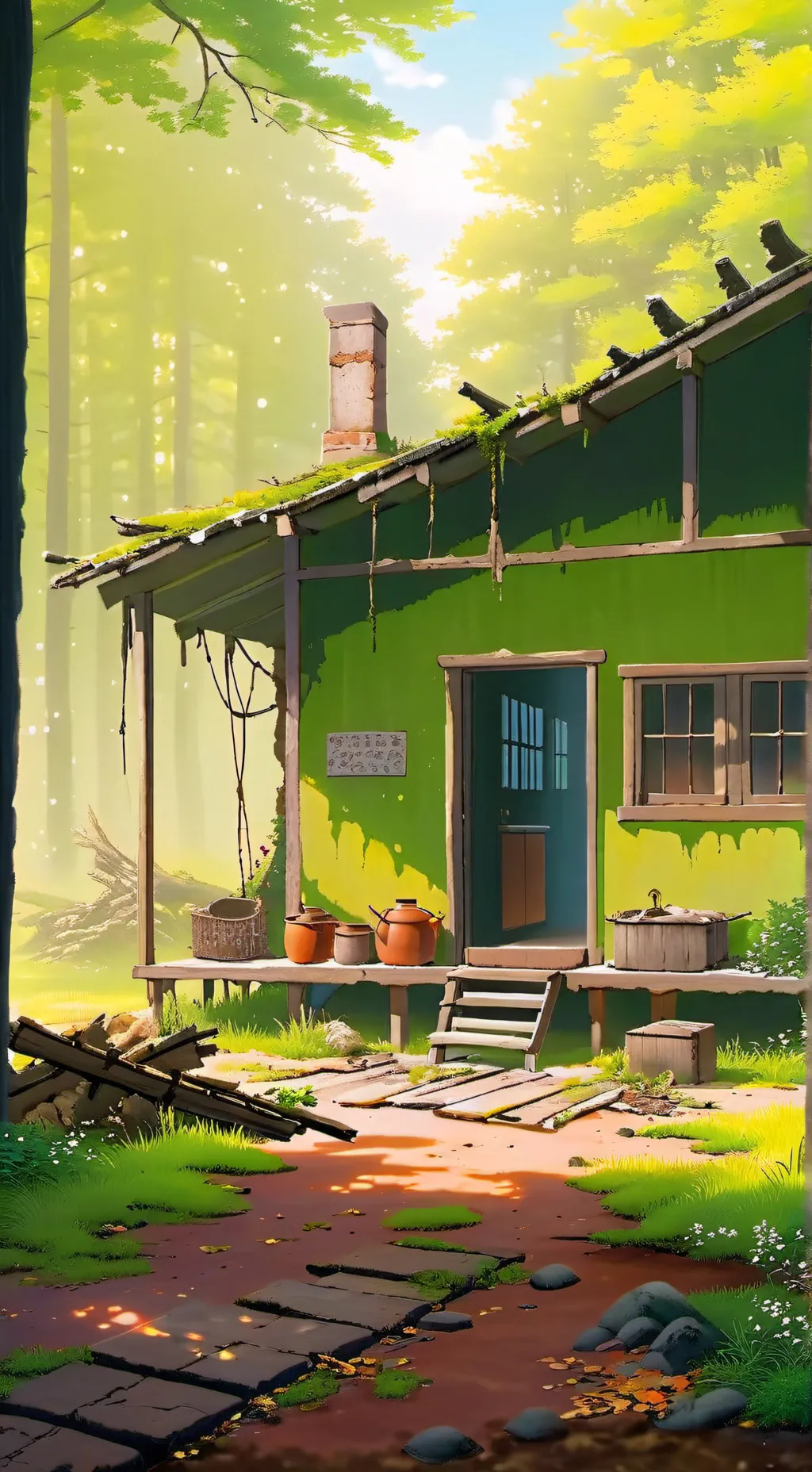 ai character: Dog Man!! background