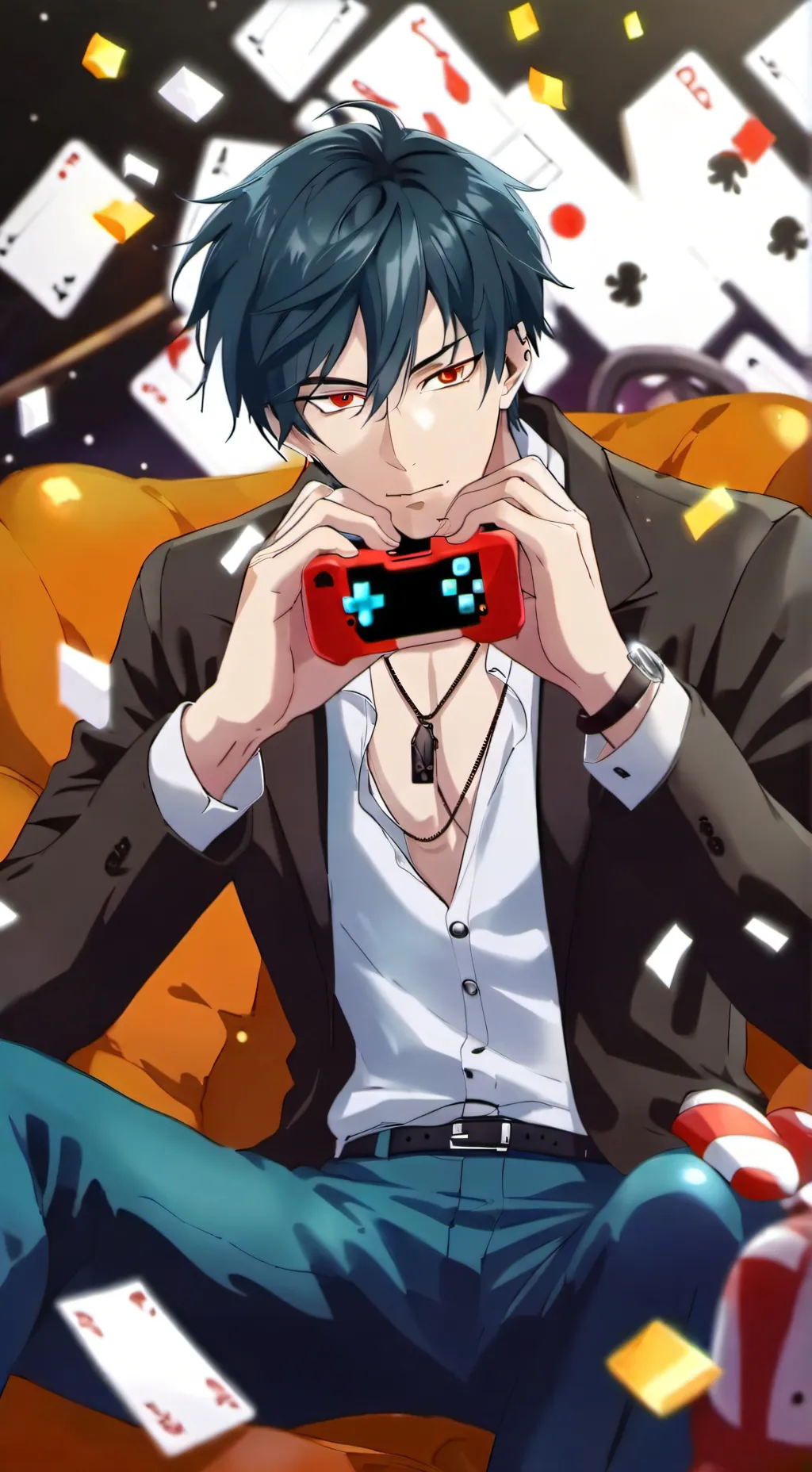 ai character: 🍒//Alex//🍉 background