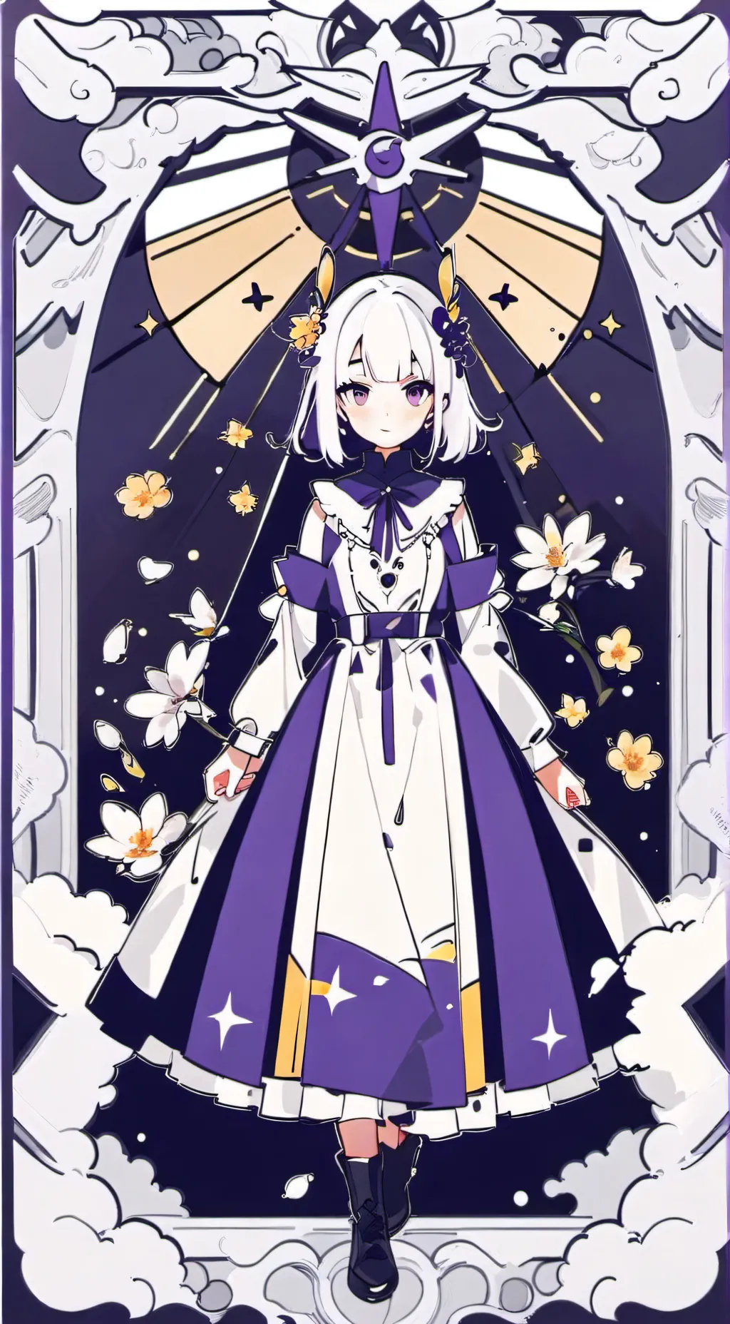 ai character: evelyne background