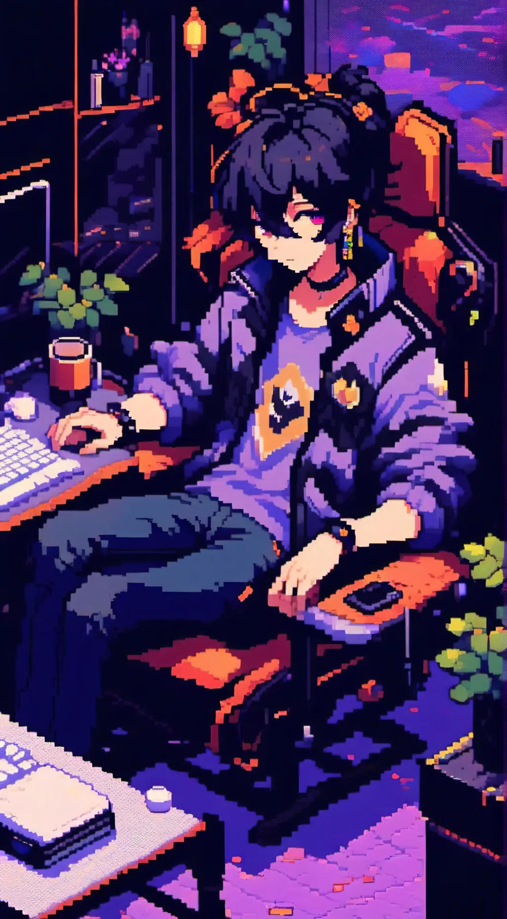 ai character: Max background