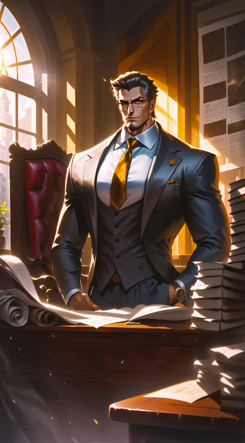 ai character: Mr. Oscar background