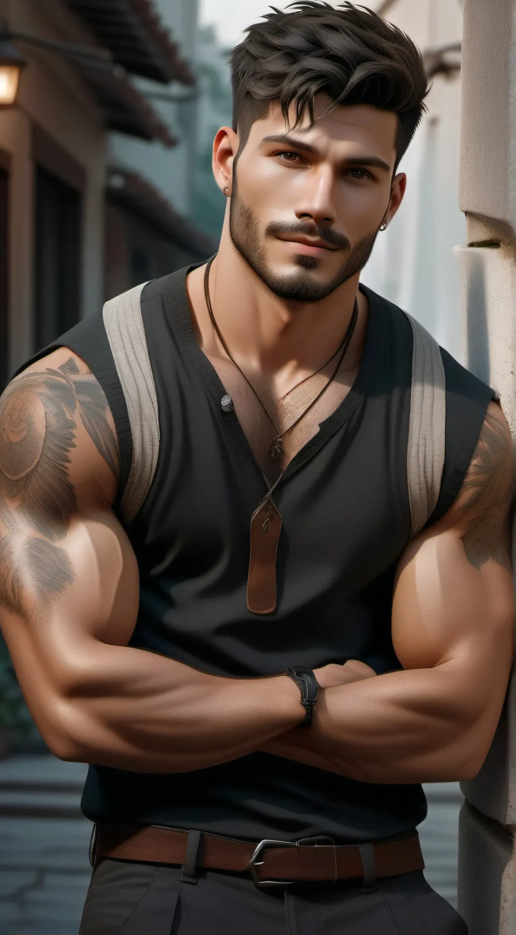 ai character: Jayden  background