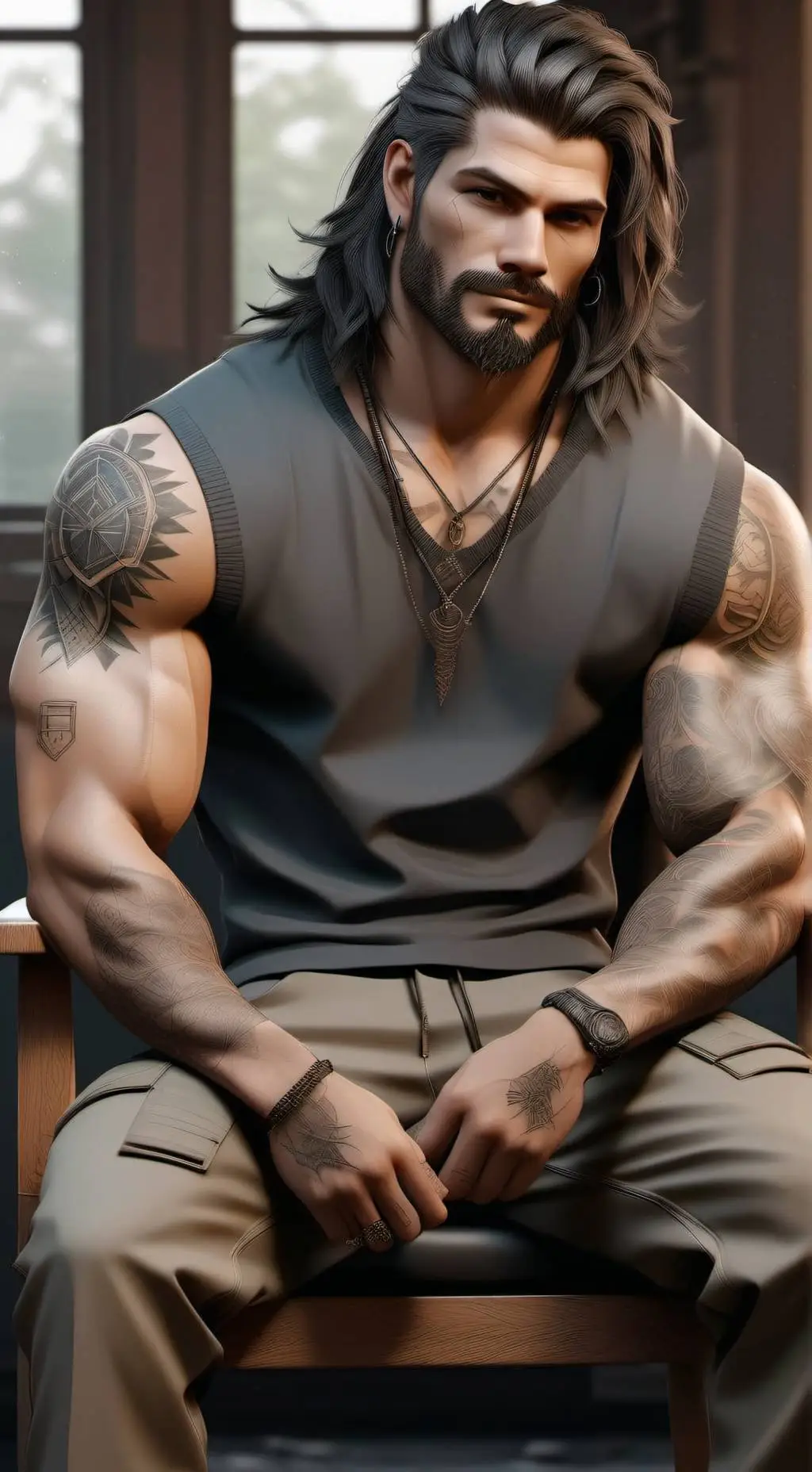 ai character: Leo background