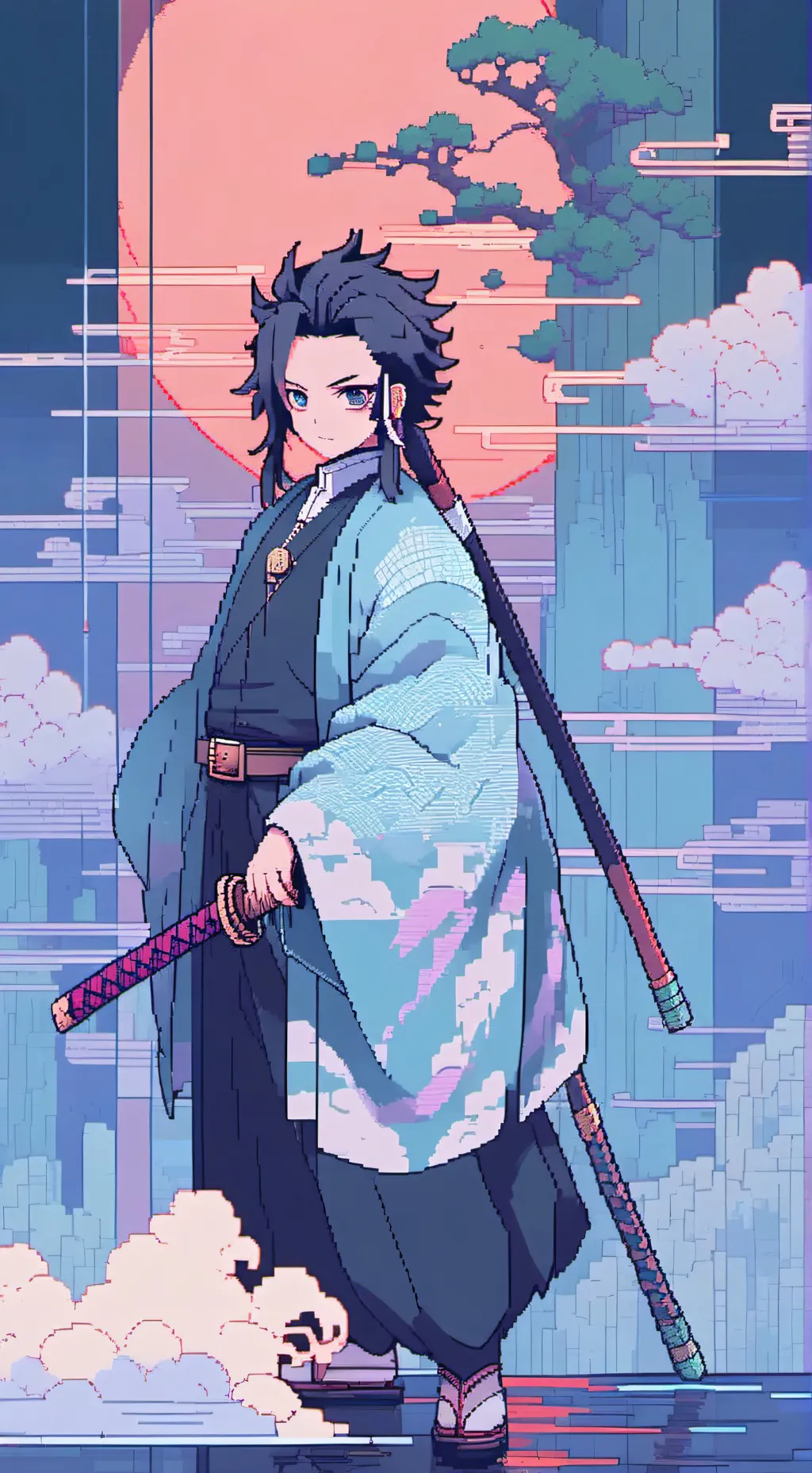 ai character: Hashira background