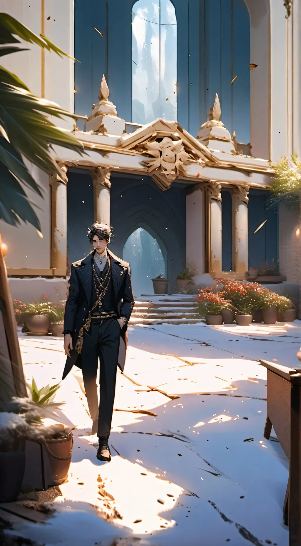 ai character: Pusey background