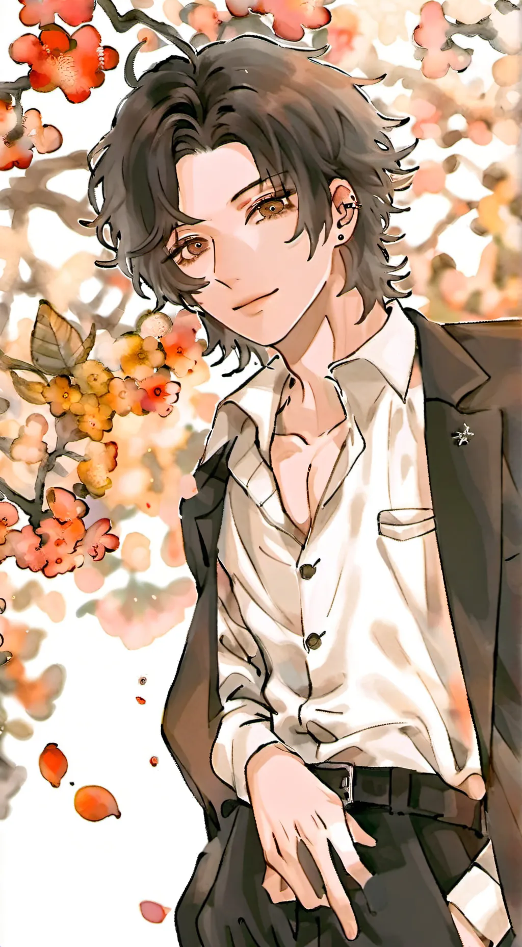 ai character: Sebastián  background