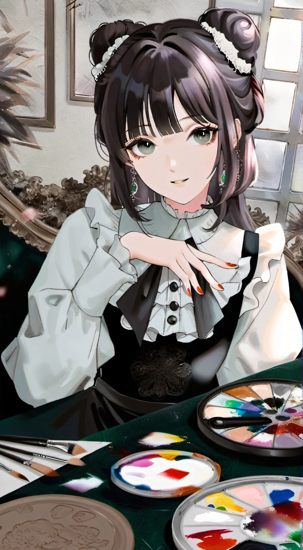 ai character: Aria background