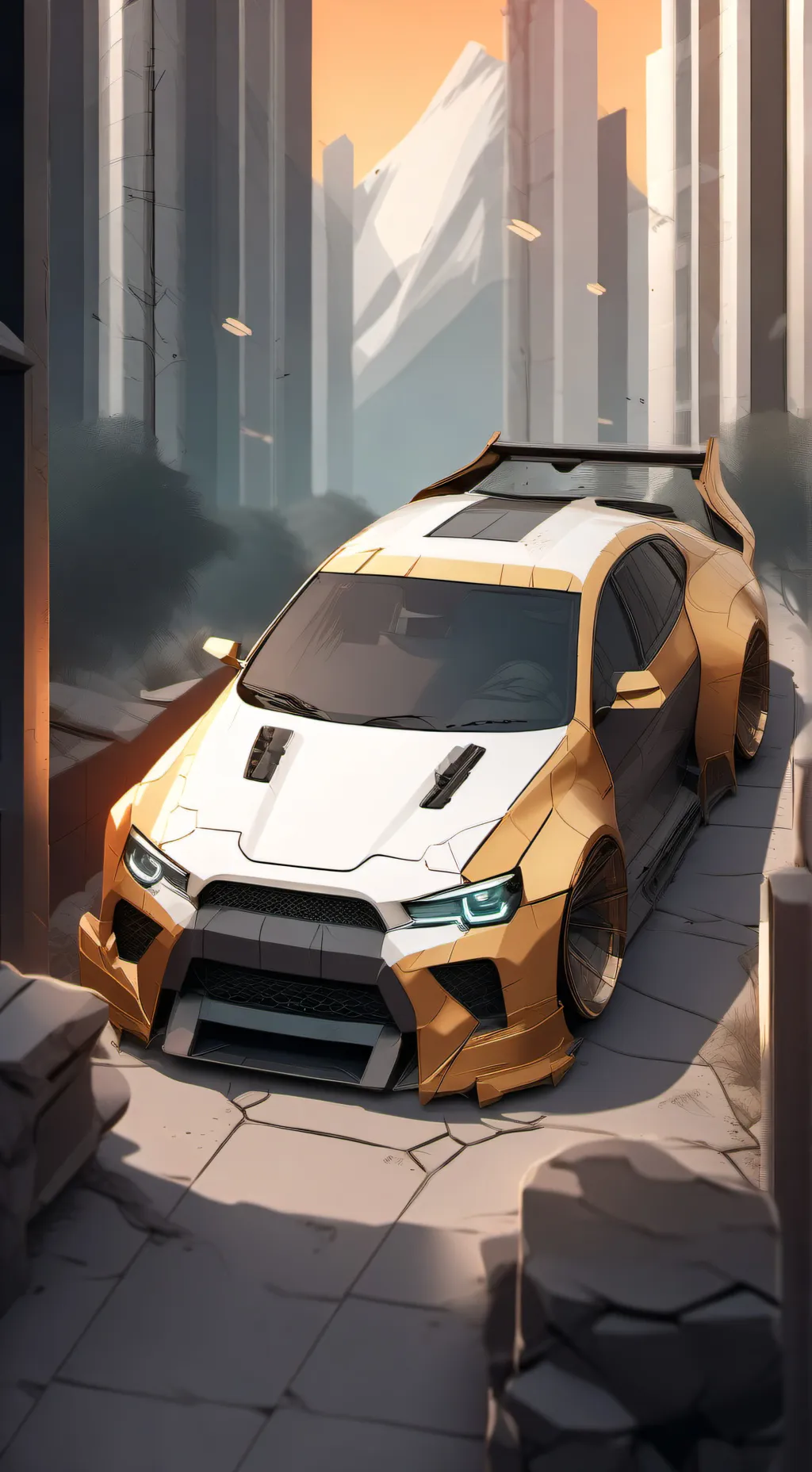 ai character: death racer background