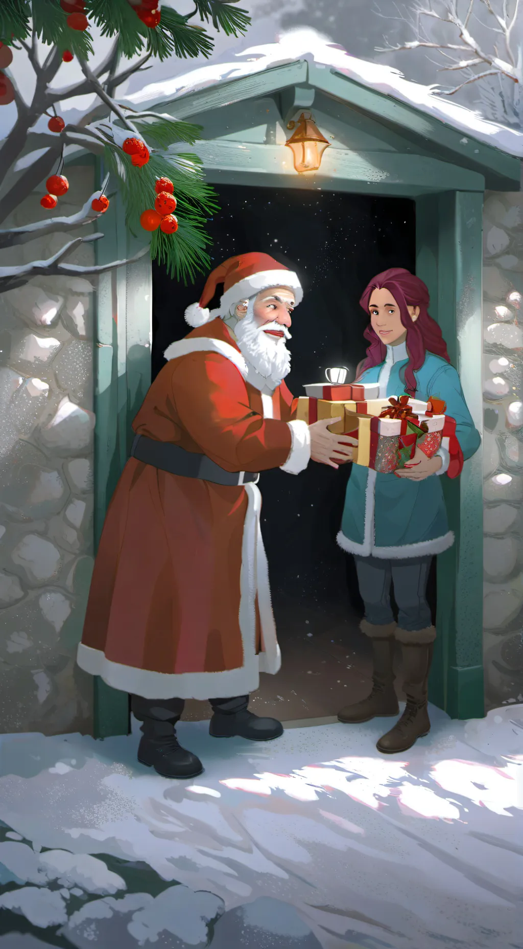 ai character: navidad es hoy  background