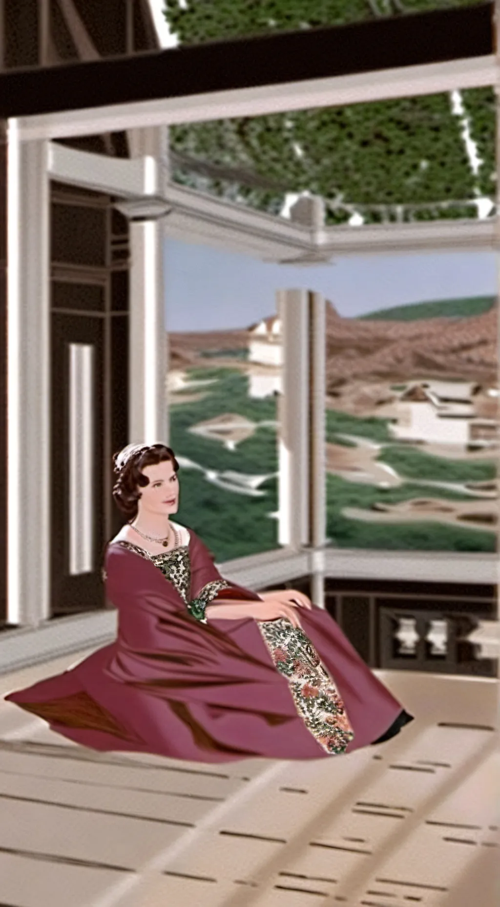 ai character: Helene background