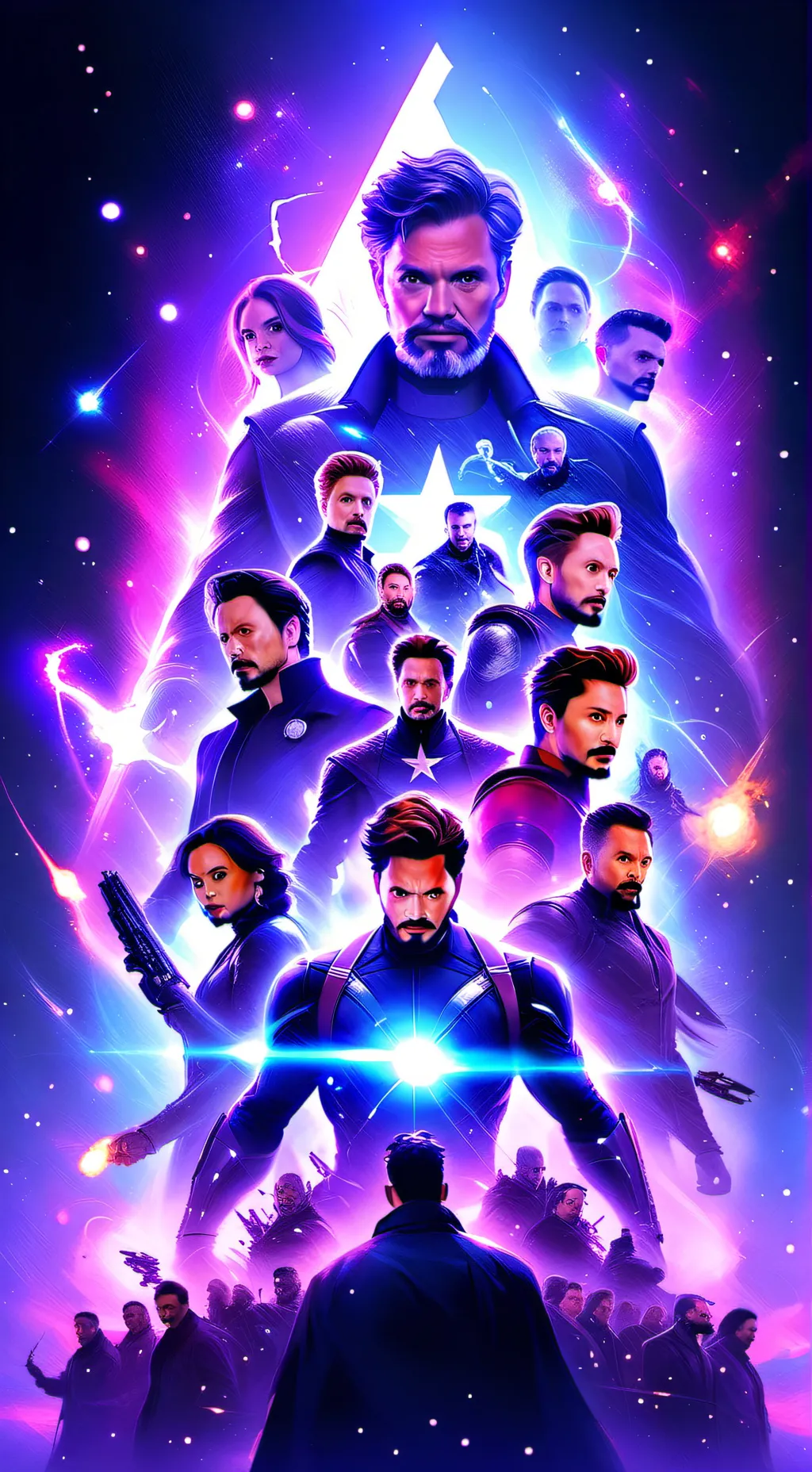 ai character: Avengers  background