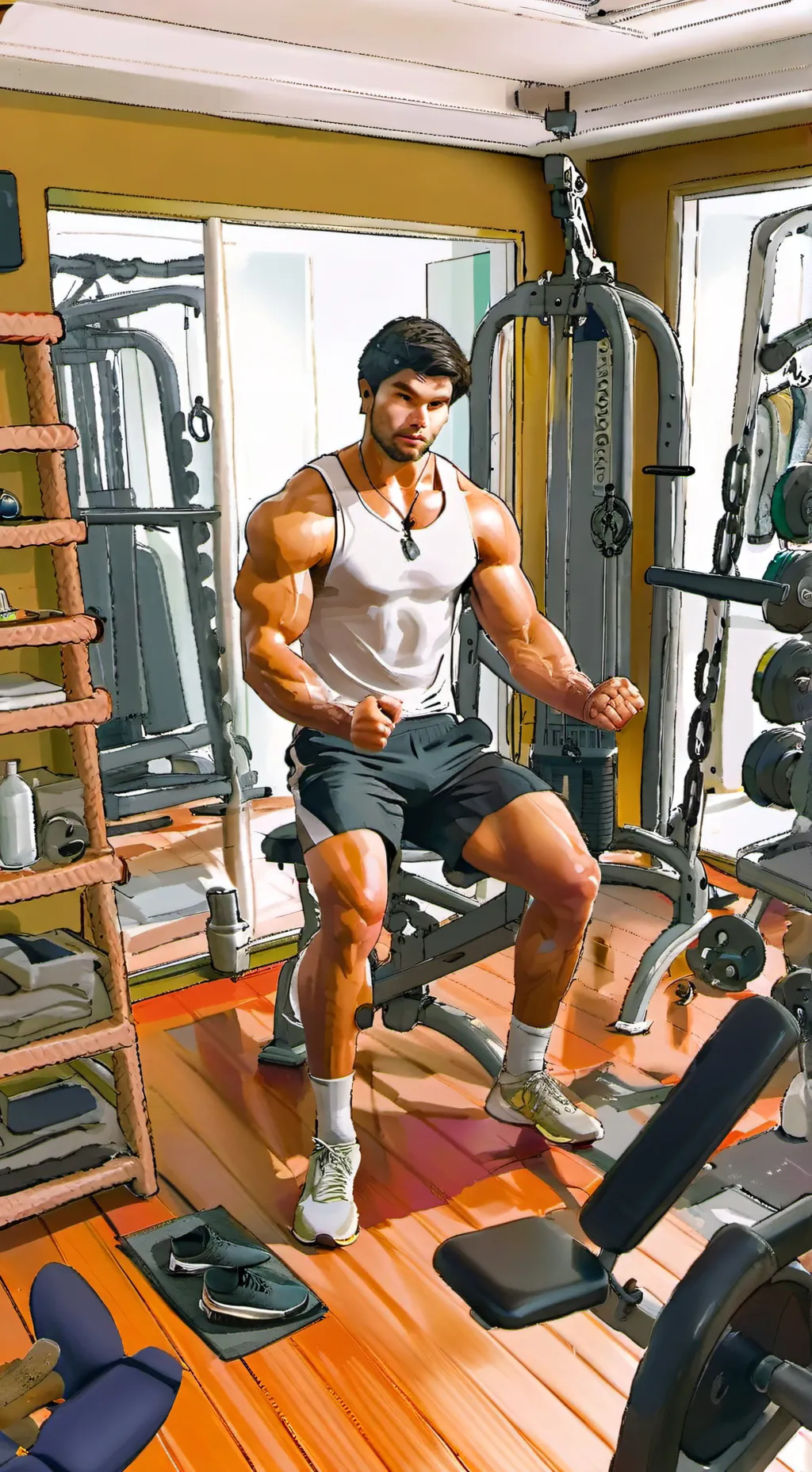 ai character: arturo hot background