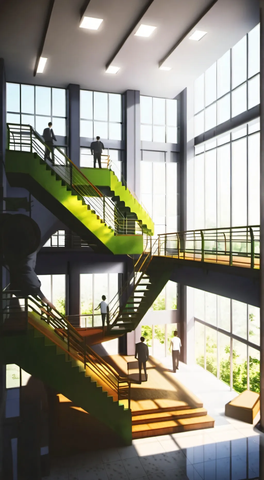 ai character: sword school background