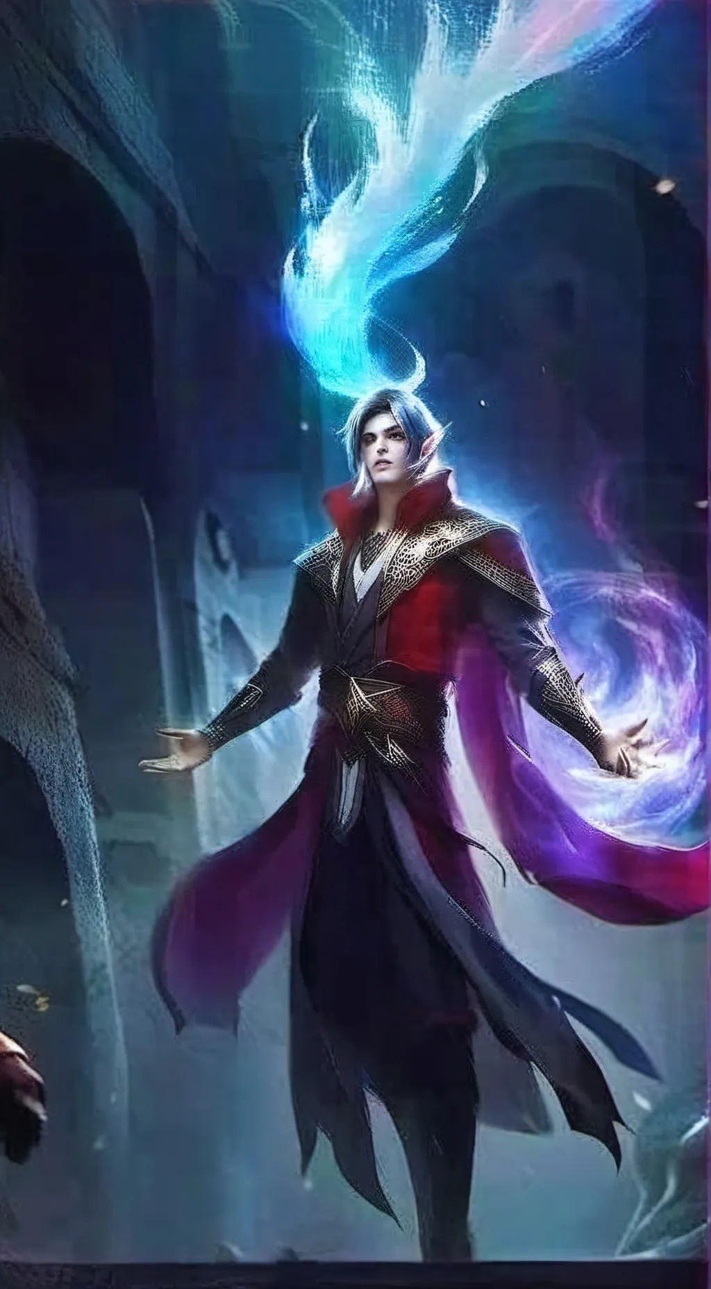 ai character: Cecillion x Carmil background