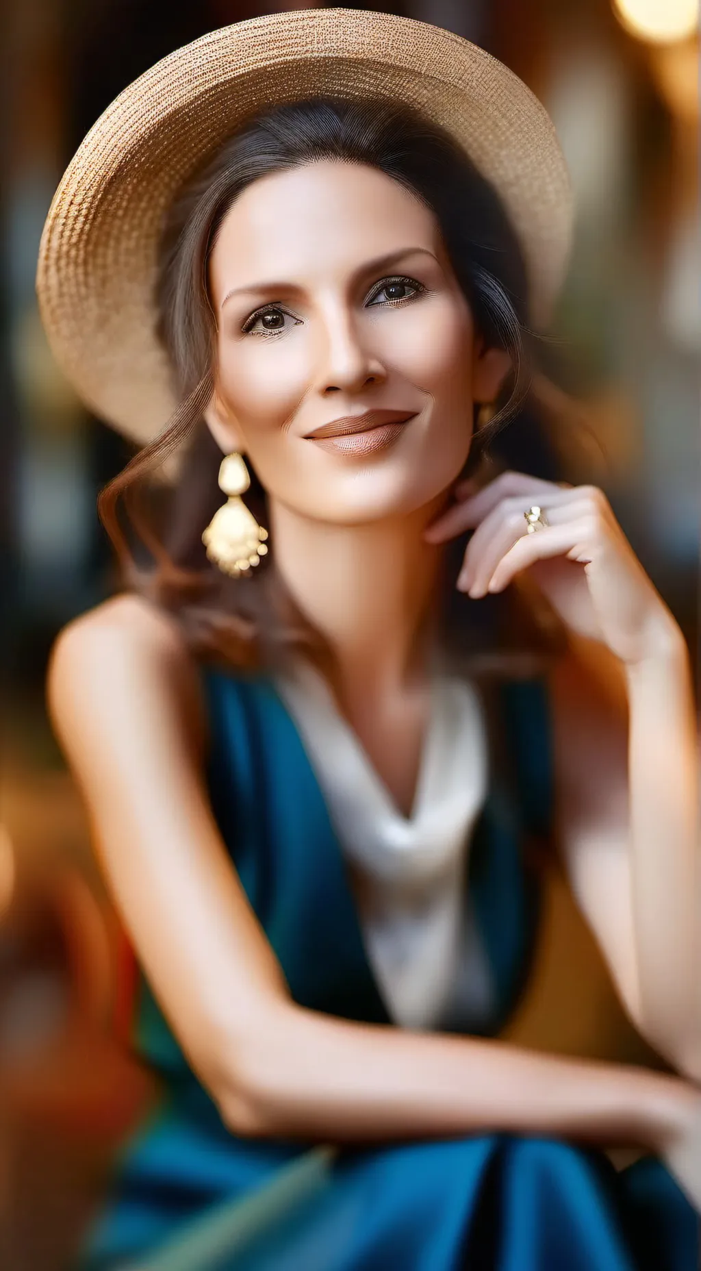 ai character: Maman riche background